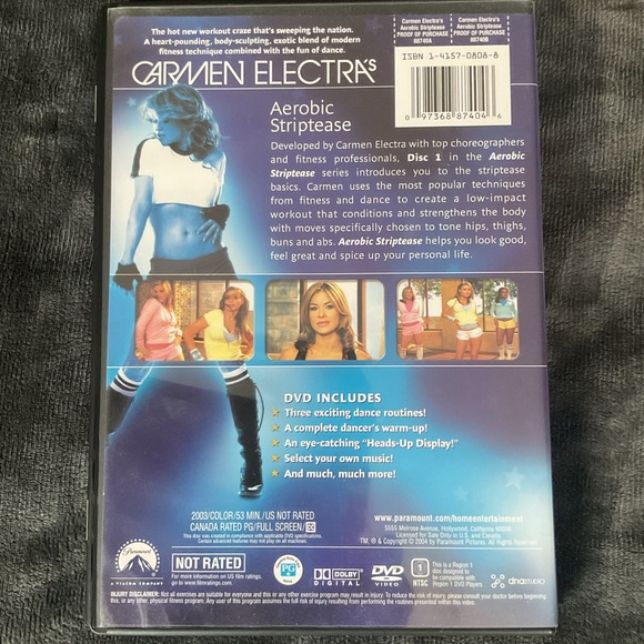 Bundle of 3 Carmen Electra Fitness DVDs - Picture 3 of 10